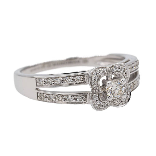 Bague 50.5 Mauboussin Bague Solitaire Chance of Love Or blanc Diamant 58 Facettes 2804213CN