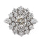 Bague 55 Bague Pompadour Or blanc Diamant 58 Facettes 2991730CN