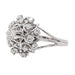 Bague 55 Bague Marguerite Or blanc Diamant 58 Facettes 3090580CN