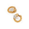 Boucles d'oreilles Boucheron - Boucles d'oreilles Vintage Serpent Bohème or jaune et diamants 58 Facettes 1