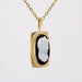 Pendentif Pendentif en or jaune et camée sur onyx 58 Facettes 21-595A