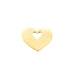 Pendentif PENDENTIF POIRAY "COEUR SECRET" OR JAUNE. 58 Facettes BO/240009