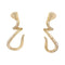 Boucles d'oreilles Boucles d'oreilles Pasquale Bruni "Snake" or rose, diamants. 58 Facettes 33835