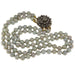 Collier Collier de perles Akoya avec sautoir style ancien en or jaune, argent et diamants 58 Facettes G3629