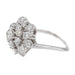 Bague 56 Bague Marguerite Or blanc Diamant 58 Facettes 3393425CN