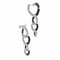 Boucles d'oreilles Boucles d'oreilles pendantes diamants noirs et blancs 58 Facettes 25641