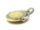 Pendentif BVLGARI. Pendentif vintage or et acier 58 Facettes