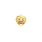 Collier Pendentif " il bat pour toi " - Rubis 58 Facettes
