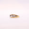 Bague Bague Solitaire Diamant 0.3 carat or jaune et blanc 18k 58 Facettes