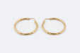 Boucles d'oreilles Oro Giallo Orecchini a cerchio in oro giallo 58 Facettes orc97