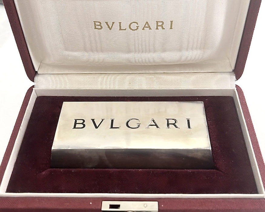 Lingot Bulgari en argent pur 58 Facettes