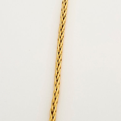 Collier Collier chaine palmier en or jaune 18K 58 Facettes