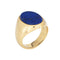 Bague 52 CARTIER - Bague en or jaune des années 70 Larter & Sons Lapis Lazuli Signet 58 Facettes G13985