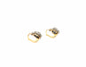 Boucles d'oreilles Boucles d'oreilles dormeuses marguerites or rose platine diamants 58 Facettes