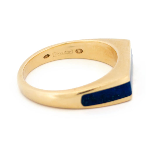 Bague 54 Bague en or jaune et lapis-lazulis 58 Facettes 26674A7C821A48A39C4001D845B31209