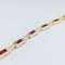 Bracelet Bracelet en or jaune, rubis et diamants 58 Facettes 33380