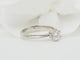 Bague 52 Bague solitaire en or blanc et diamant 0.53ct 58 Facettes 31903/31120