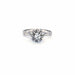 Bague 54 Solitaire Or Blanc Diamant 58 Facettes 3-GS33732