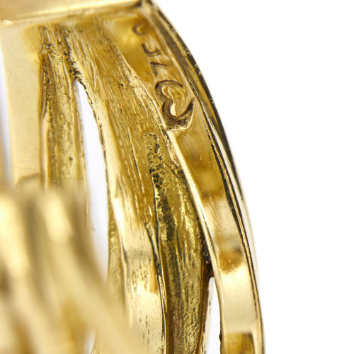 Boucles d'oreilles Boucles d'oreilles créoles Or jaune Diamants 58 Facettes 27191