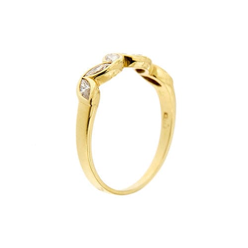 Bague 56 Bague Riviera en diamant de 0,42 ct 58 Facettes 33607