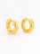 Boucles d'oreilles Boucles d'oreilles Créoles vintage or jaune mat 58 Facettes 1140.1