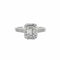 Bague 50 Bague or blanc et diamants 58 Facettes BO/230043/
