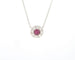 Collier Collier avec rubis et diamants 58 Facettes