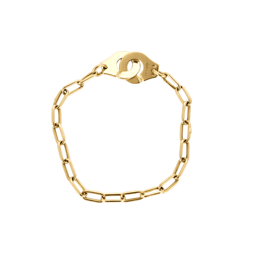 Bracelet DINH VAN - Bracelet menottes  R12 or jaune 58 Facettes BO/250011
