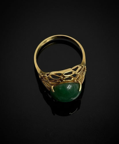 Bague Bague en jadéite 58 Facettes