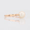 Bague 54 Solitaire perle de culture or jaune 58 Facettes 23-337