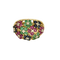Bague 54 Bague cocktail en or jaune , rubis, saphirs et émeraudes. Style Tutti frutti. 58 Facettes SBR2071