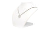 Collier Collier contemporain en or blanc 18 carats serti de diamants "taille" brillant (0,62ct) 58 Facettes 22336