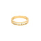 Bague 56 Bague jonc or jaune et diamants 58 Facettes SAI0364