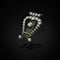 Broche Spilla "Lira", tardo XIX secolo 58 Facettes