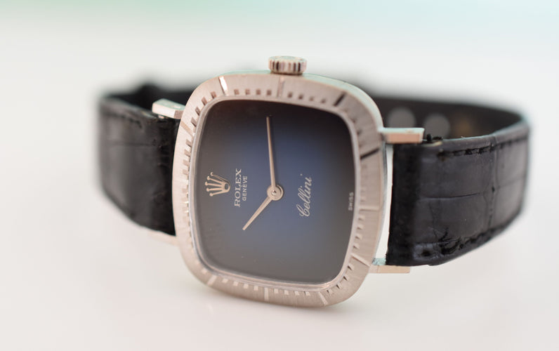 Montre ROLEX - Montre femme Cellini, réf. 4082/9, or blanc 18 carats, Circa 1970 58 Facettes RO-100