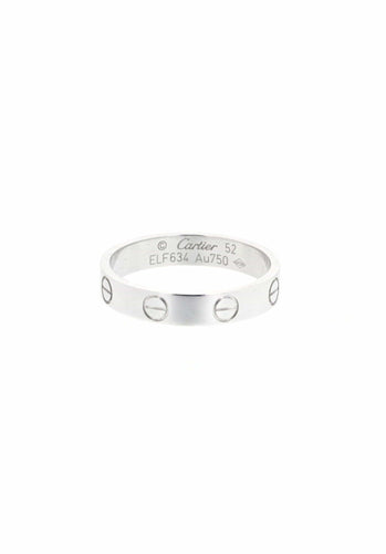 Bague 63 Bague CARTIER Love Alliance Or Blanc 750/1000 58 Facettes 65487-62027