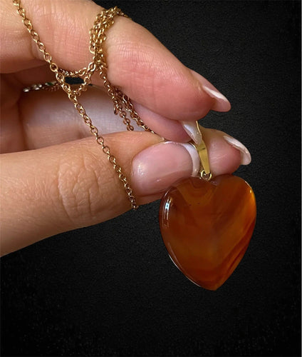 Pendentif Pendentif en cornaline, signé De Poli 58 Facettes