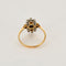 Bague 52,5 Bague or jaune et gris, saphir, perles de culture et diamants 58 Facettes PER15084