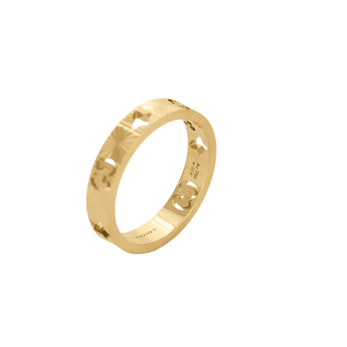Bague 50 GUCCI - Bague ICON or jaune 58 Facettes BO/250016/