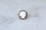 Bague 55 Bague Camée Coquille sur Or Rose 58 Facettes