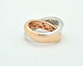 Bague Bague Wagner en or blanc et rose 58 Facettes