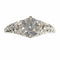 Bague 53 Vintage Art Déco 1910 Edwardian Diamond Ring 58 Facettes 24246-0392