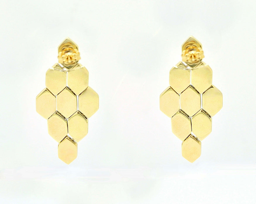 Boucles d'oreilles Boucles d'oreilles en or jaune avec 5,76 carats de diamants 58 Facettes