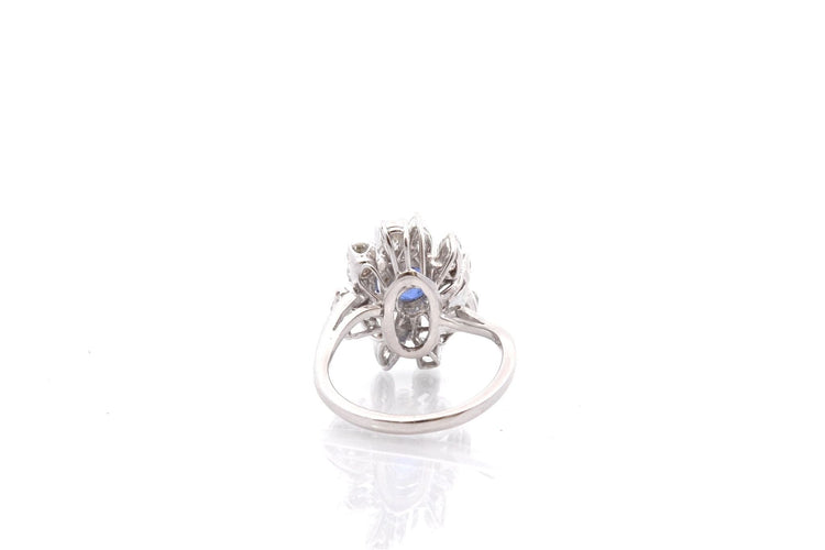 Bague 51 Bague saphir de 2,51cts et diamants 58 Facettes 26880dv-26694