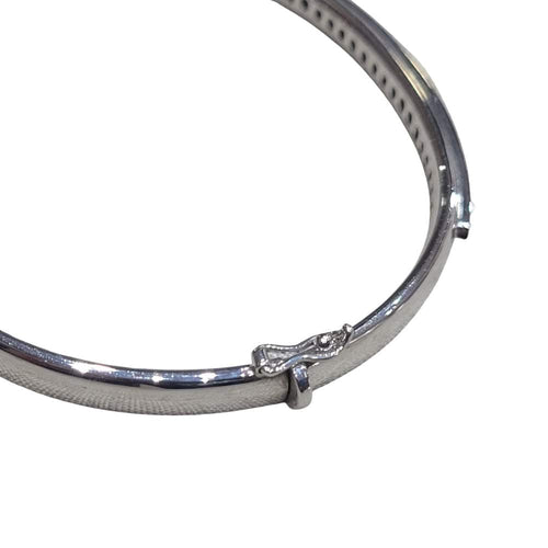 Bracelet Pulsera de brillantes en or blanc 18k et diamants 58 Facettes P87