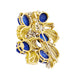 Broche Broche vintage or, diamants, lapis lazuli. 58 Facettes 33871