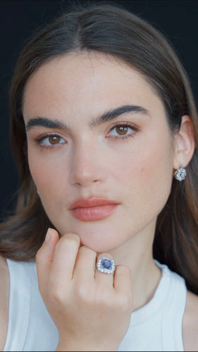 Boucles d'oreilles Boucles d'Oreilles Marguerite Diamants 3.00 Cts 58 Facettes