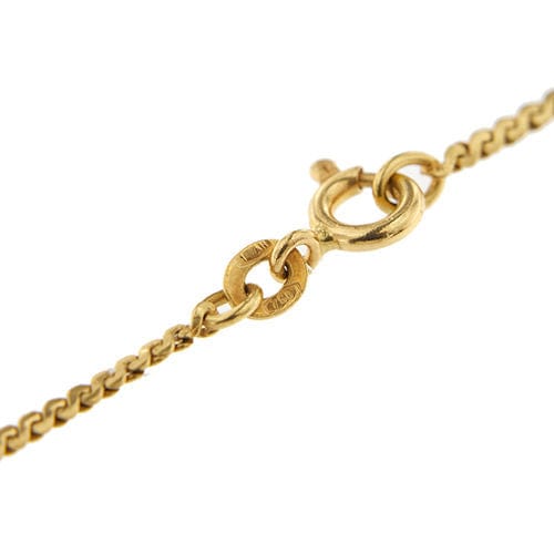 Collier Collier en or jaune avec la Vierge miraculeuse 58 Facettes 34873