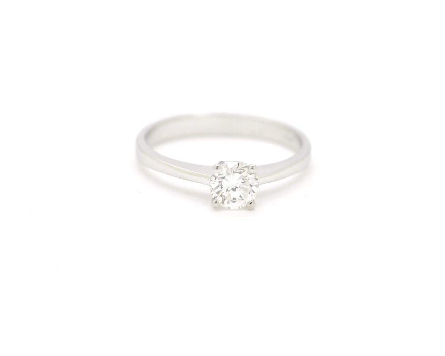 Bague Bague solitaire avec diamant certifié de 0,50 ct 58 Facettes