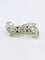 Broche Double Clip Art-Déco platine diamants taille ancienne 6 carats 58 Facettes 605
